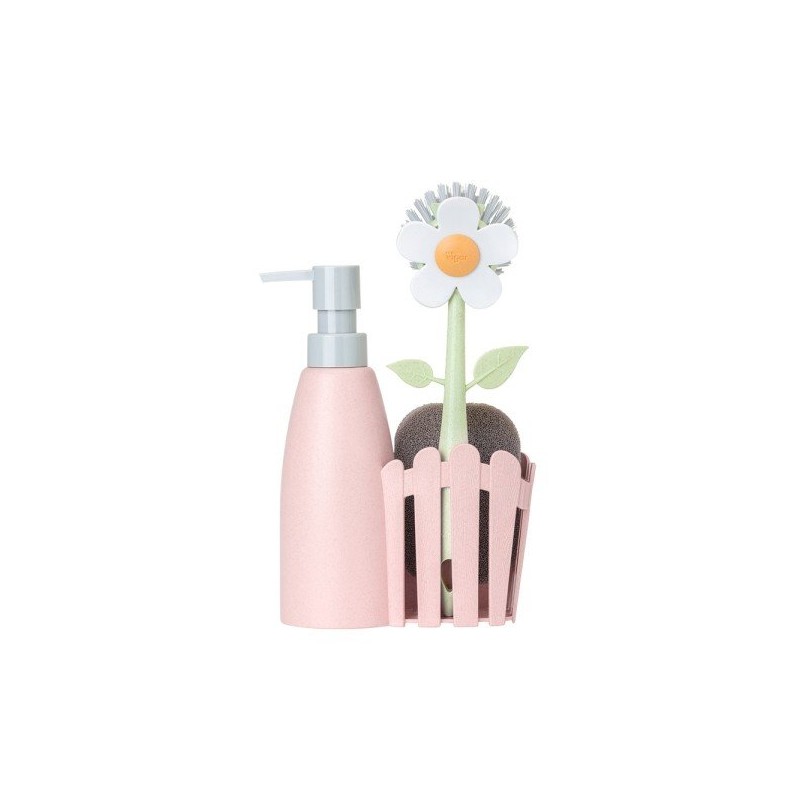 [Focusys] [Vigar] Vigar Florganic Soap Dispenser Sink Side Set Pink