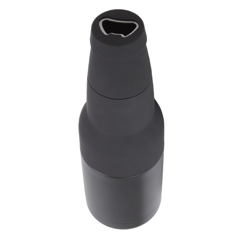 Stainless Steel Beer Can Double Walled Black Simple Insulated Cola