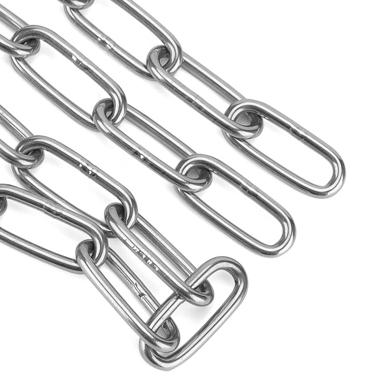 LEXININ 5/32 Inch x 32 Feet Stainless Steel Coil Chain