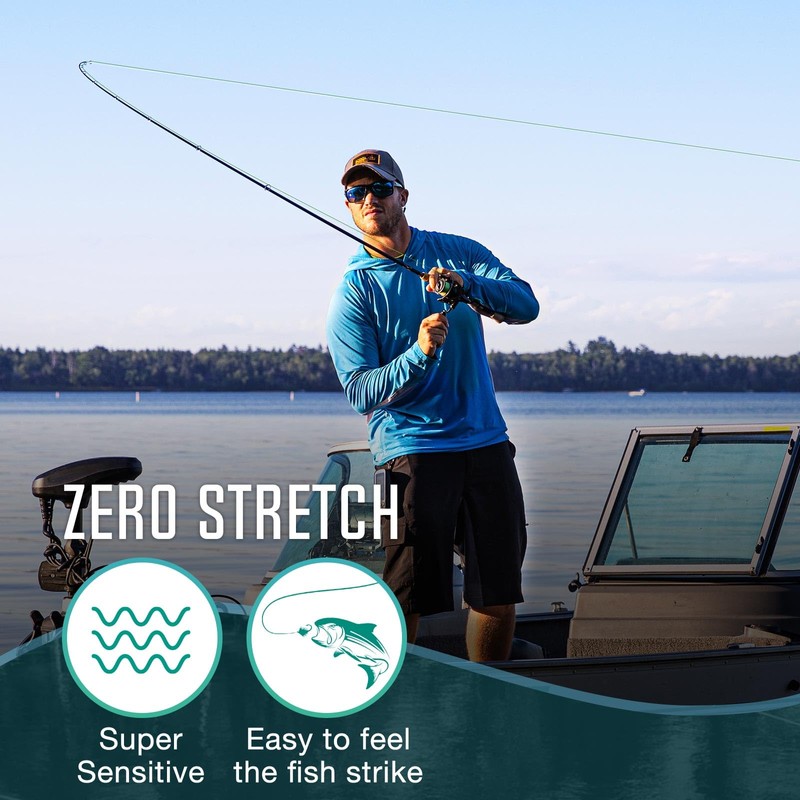 Piscifun ONYX Braided Fishing Line-Zero Stretch-Abrasion Resistant-PE Braid Line 547Yards