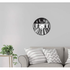 Time Vault Treasures Vinyl Record Clock - Records for Wall - Record Art - Wall Clock - Vintage re-purposed