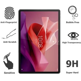 elitegadget 2 Pack Glass Screen Protector For Lenovo Tab P12 12.7 Inch 2024 / Lenovo Yoga Tab Plus 12.7 Inch 2025 Released - 9H Hardness Tempered Glass Film High Definition