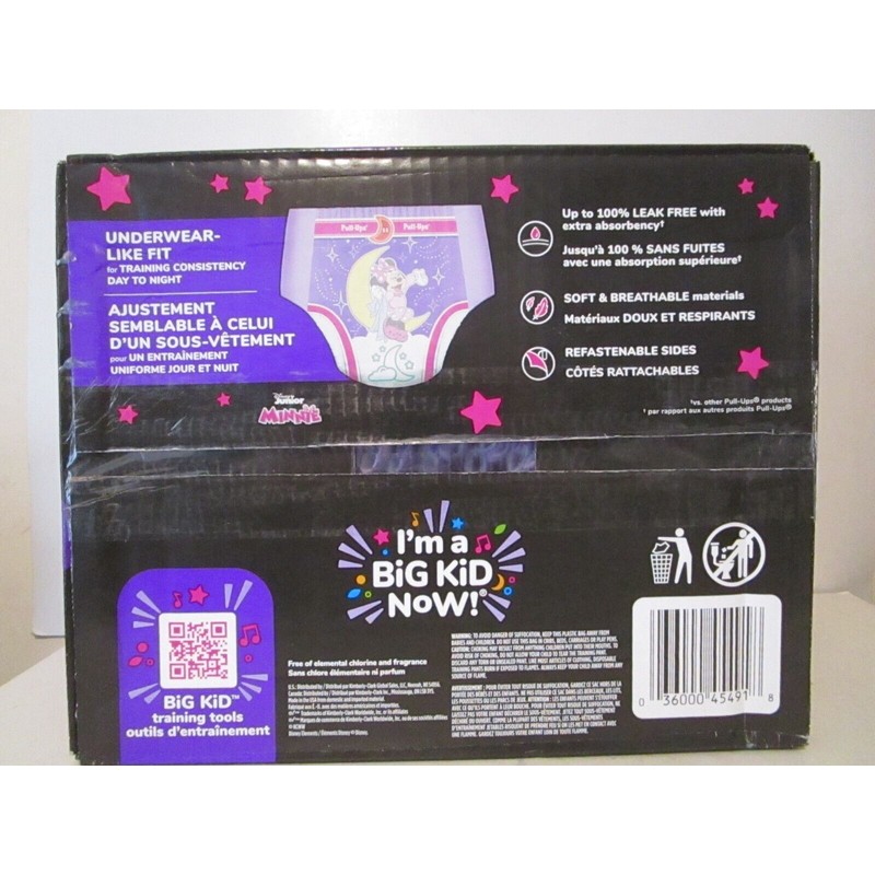 Huggies Pull-Ups Night Time Girls' Training Pants Size 3T-4T ~