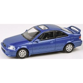 PAR 65621 1:64 Honda Civic Si 1999 (RHD) Diecast Model Replica in Electron Blue Pearl
