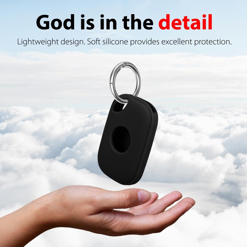 Silicone Case for Tile Pro 2024 with Keychain, 2 Pack