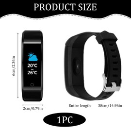 Fitness Tracker Activity Tracker SmartWatch with Heart Rate Sleep Monitor Blood Pressure Monitor Waterproof Step/Calories Counter Fitness Watch Pedometer Women Men SMS Call Notification