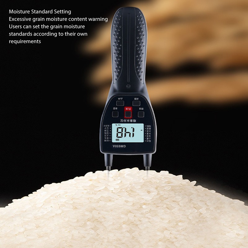 Grain Moisture Meter Multi Variety Grain Humidity Tester with Voice