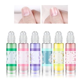 KYDA Cuticle Oil, 6 pcs Hydrating Nutrient Oil Nail Oil for Nail Care, Nail Treatment Oil with Natural Ingredients, Repairing Dry and Cracked Nail