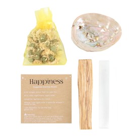 Herbal Magick Stress Less Spell Kit with Self Love, Selenite Wand Ritual, Positive Energy Bundle, Palo Santo & Rose Buds for Emotional Balance