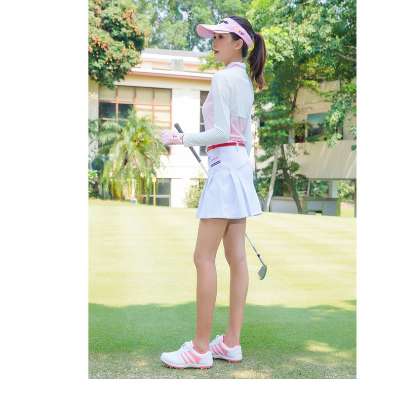 Women's Golf Cooling Shawl Sun Protection Outdoor Arm Sleeve (Medium,