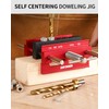 DAYDOOR 6.7'' Self Centering Doweling Jig, Wide Capacity Dowel Jig