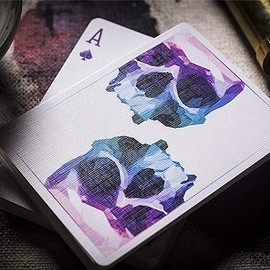 Memento Mori NXS Playing Cards (Black) 3rd Edition Deck Magic Supplies