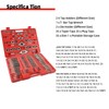 WAKUKA 110 Piece Tap and Die Set（SAE&METRIC）Threading Tool Set With