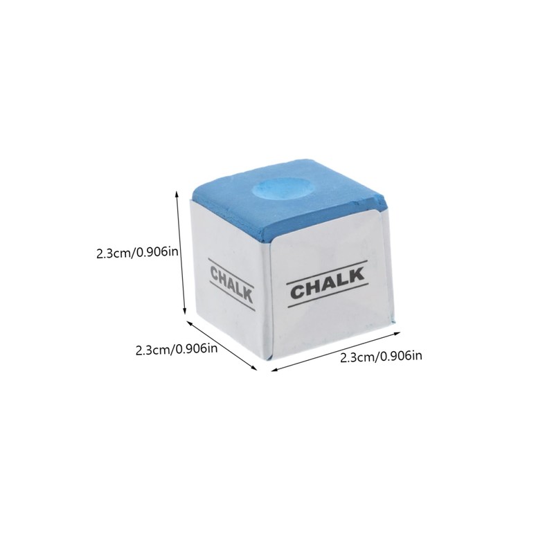 BIUDECO Professional Billiard Cue Chalk Cubes 12 Pieces for Pool
