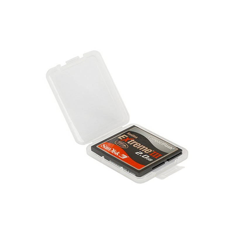 Poppstar 1x CF Compact Flash Memory Card Protective Box, Storage