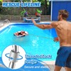 Acostop Professional Water Floating Lifesaving Anchor Rope, Orange