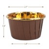 Aluminum Cupcake Liner, Eusoar 3.5 Ounce 100Pcs Disposable Aluminum Foil