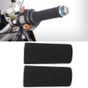 Vikenar Motorcycle Grip Cover 2pcs, Black 1 Pair Motorcycle Handlebar