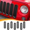 Hoolcar Front Grill Mesh Inserts Clip-in Honeycomb Grille Guard Cover
