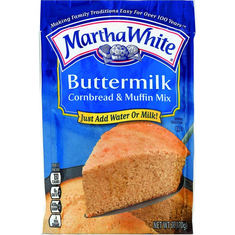 Martha White Buttermilk Cornbread and Muffin Mix, 6 Ounce (Pack