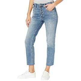 KUT from the Kloth Rachael High-Rise Fab Ab Mom Jeans - Jeans for Women - Lightweight - Cotton Blend Fabric High-Rise Fab Ab Mom Jeans Imagined 14 One Size