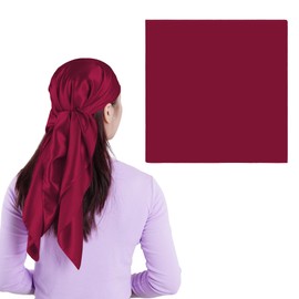 35'' Large Satin Head Scarf, Pirate Head Scarf, Silk Hair Scarf Bandanas Sleeping Head Wraps for Women and Men