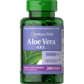 NBTY.inc - US Nutrition,inc. Puritan'S Pride Aloe Vera Extract 5000 Mg-200 Softgels
