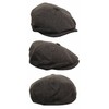 TruClothing Mens Tweed Newsboy Cap Baker Boy Flat Check Grandad
