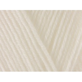 James C Brett - Baby Supreme 4 Ply - 100g Balls - SY04 White