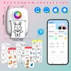 Funducts Sticker Printer, Inkless Portable Maker Machine with 11 Rolls