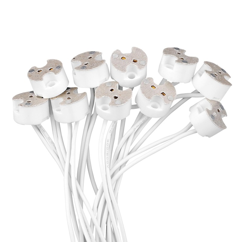 PGENDAR 10 Packs for LED MR16 Socket, GU5.3 Socket, LED