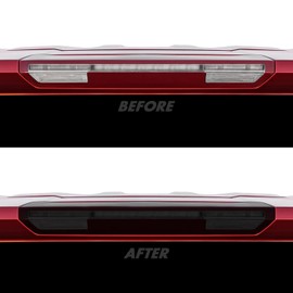 SlickMod PreCut Vinyl Smoke Tint for 2019-2023 Chevy Silverado Third Brake Light (20% Dark Smoke, 1. Third Brake Light)