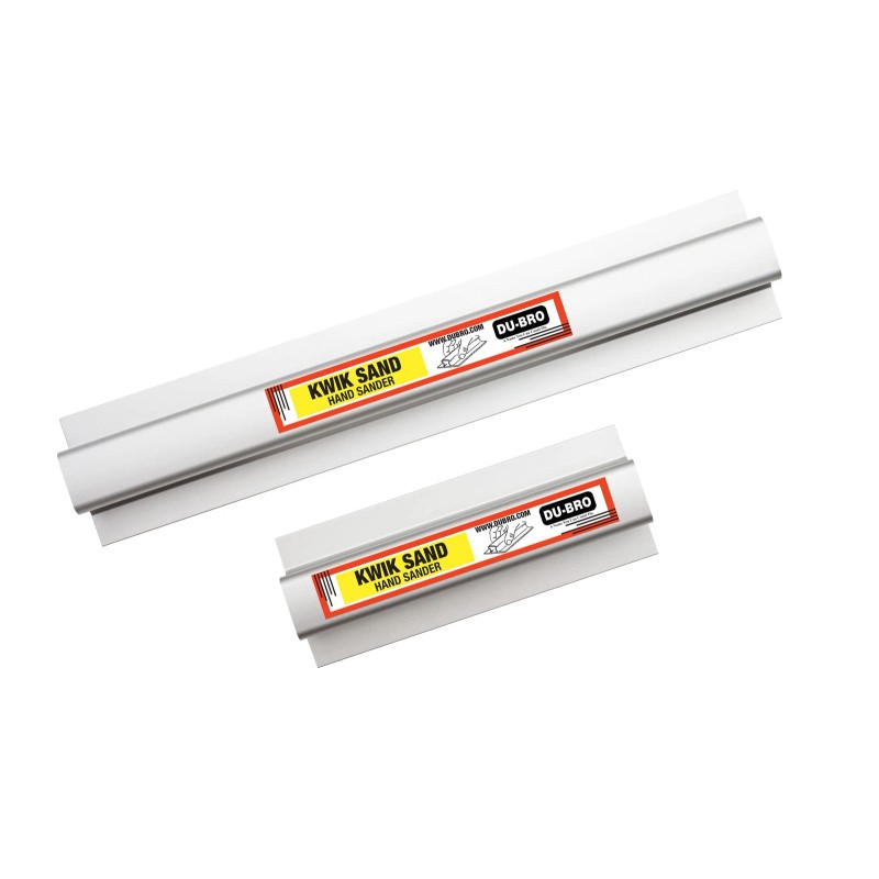 Du-Bro Kwik Sand Lightweight Aluminum Hand Sander Sanding Block with