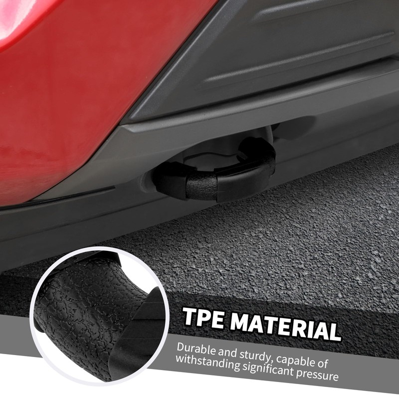 Jimen for F150 Tow Hook Cover, 2PCS Front Trailer Hitch