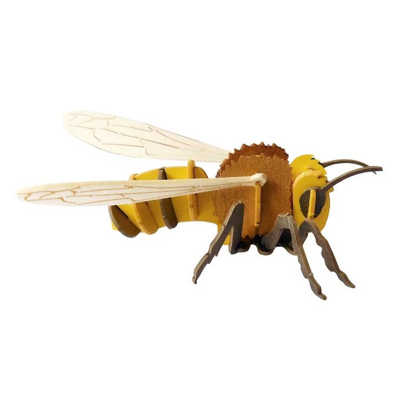 Fridolin 3D Paper Model Bee