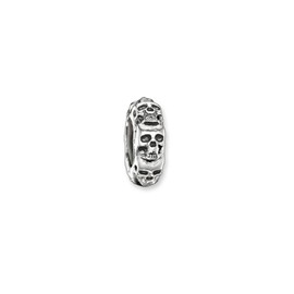 Thomas Sabo Women Stopper Skull 925 Sterling Silver KS0008-648-12