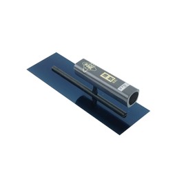 Kinkanechou Square Trowel, Oil-Burnished, 0.5mm Thick, Black-Painted Square Handle, Rivet-Free, 270mm, Hard Random Bond