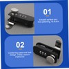 jojofuny 2pcs Combine Coded Lock for Mailboxes Drawers Alloy Plastic