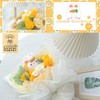 LOZIZI Hand Made Rabbit, Plush Bouquet, Soap Flower, Soap Flower,
