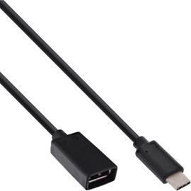 InLine® 0.15 m USB 3.1 A – USB 3.1 C 0.15 m USB A USB C Black