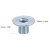 uxcell M6 T-Nuts, 12pcs Carbon Steel Tee Nut Round Base