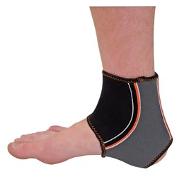 Aidapt Large Elasticated Compression Rehabilitation Ankle Support Brace for Plantar Fasciitis, Tendonitis, Ligament Damage and Muscle Injury. Aid for Men and Women