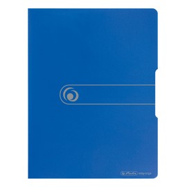Herlitz A4 Display Book 20 Pockets Opak Blau