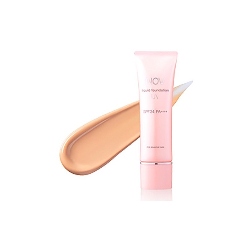 ＮＯＶ ノブ　リキッドファンデーションＵＶ　オークル20　SPF34　PA＋＋＋　30ｇ