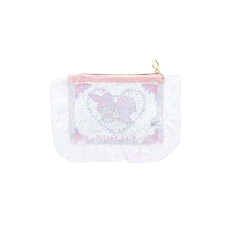 Sunstar Stationery Sanrio Character Pouch, Clear Pouch, Y2K Ballet Core,