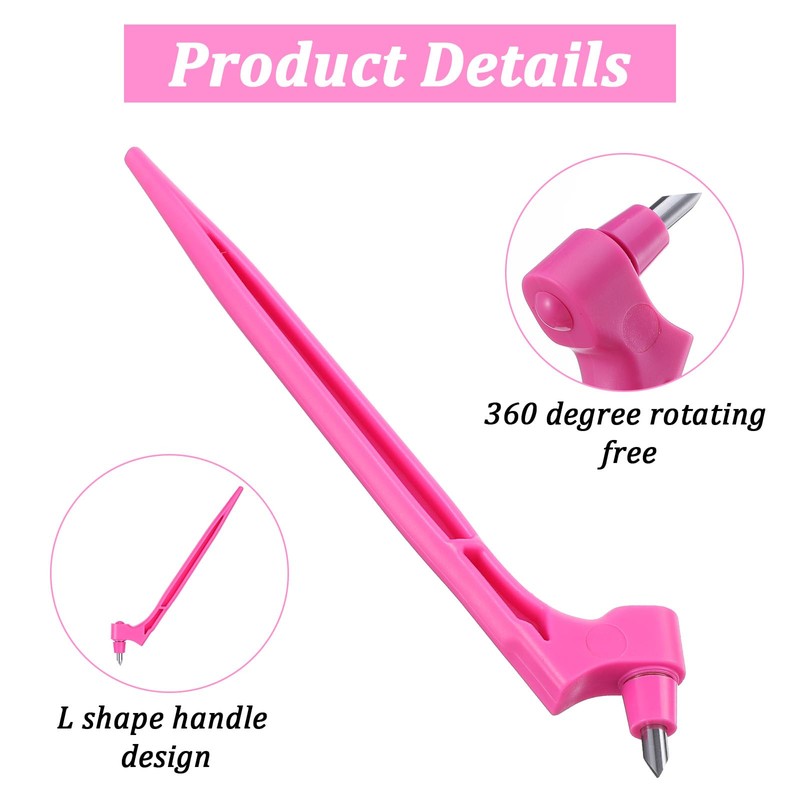 Craft Cutting Tools,360 Degree Rotating Craft Knife with 3 Different