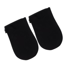 NOLITOY Self Tanner Glove Set Tanning Mitts Lotion Applicator Plush Tanning Mittens for Even Oil Application