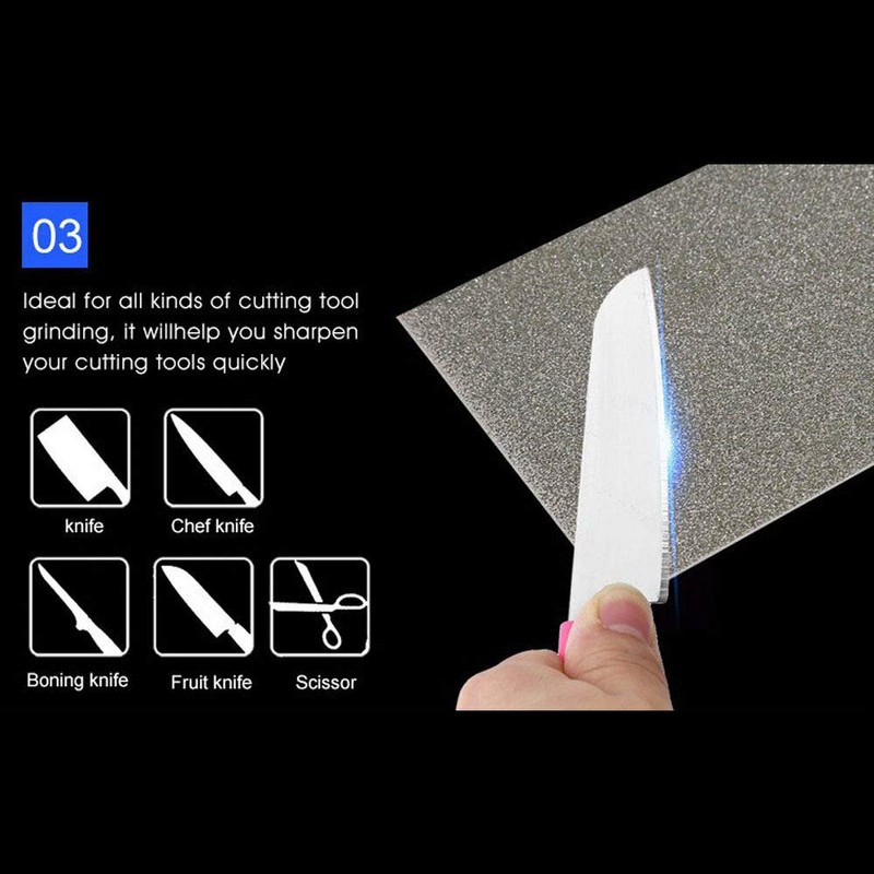 Be-Tool Diamond Sharpening Stones Rectangle Thin Sharpening Stone Whetstone Sharpening