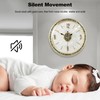 Ergocar Natural Shell Wall Clock, Creative Silent and Tick-Free Wall