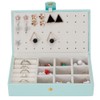 Portable Travel PU Leather Jewelry Box Multilayer Earring Rings Necklace